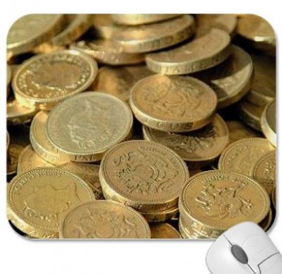 Gold Coins Mouse Mat