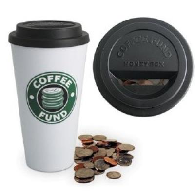 Start your coffee coin fund with this money box