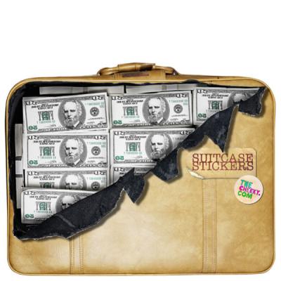A secret cash stash in your suitcase